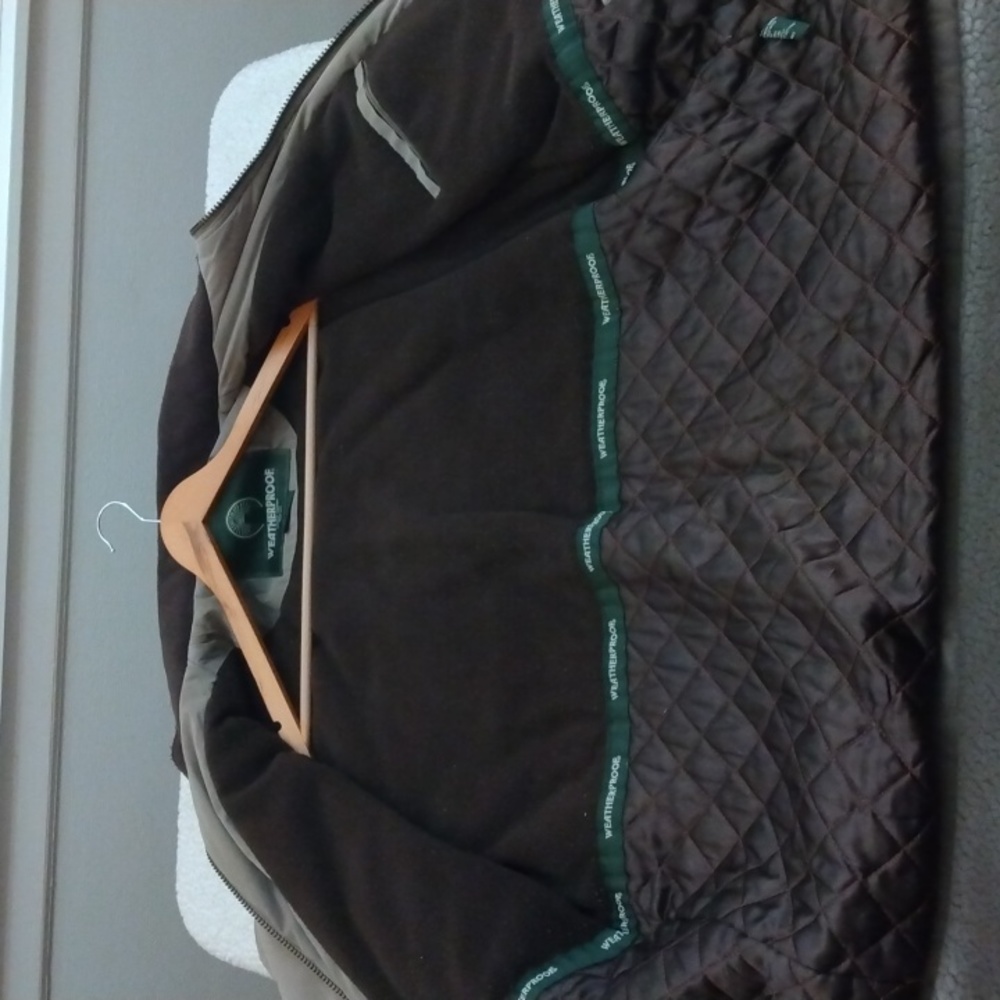 Weatherproof Tan Microfiber Fall/Winter Coat (Lar… - image 8